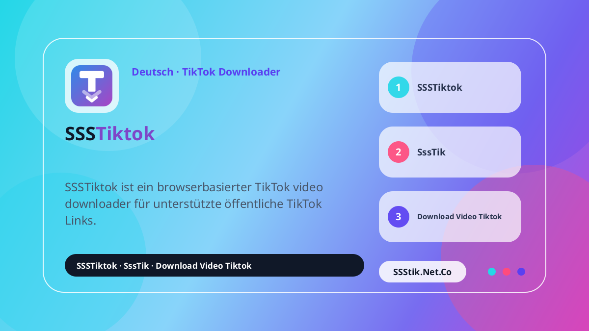 Was ist SSSTikTok? - SSSTikTok