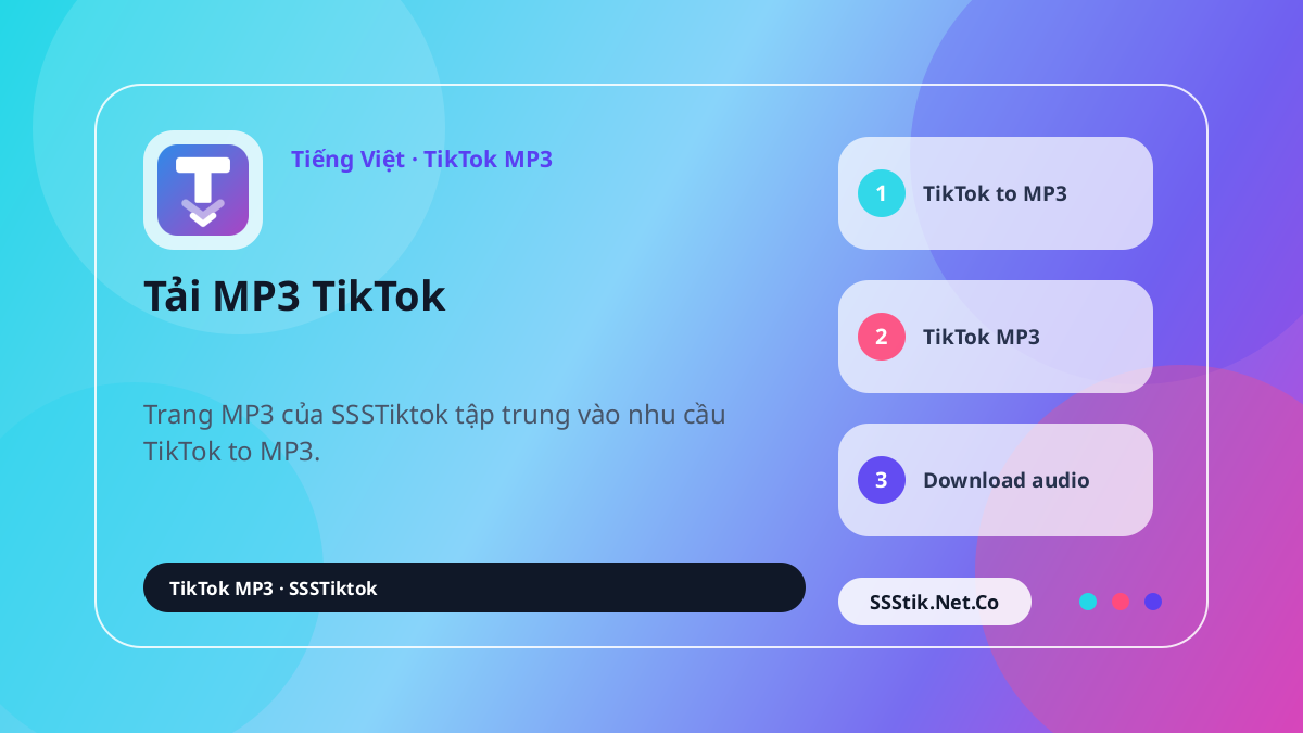 TikTok MP3 Downloader là gì? - SSSTikTok
