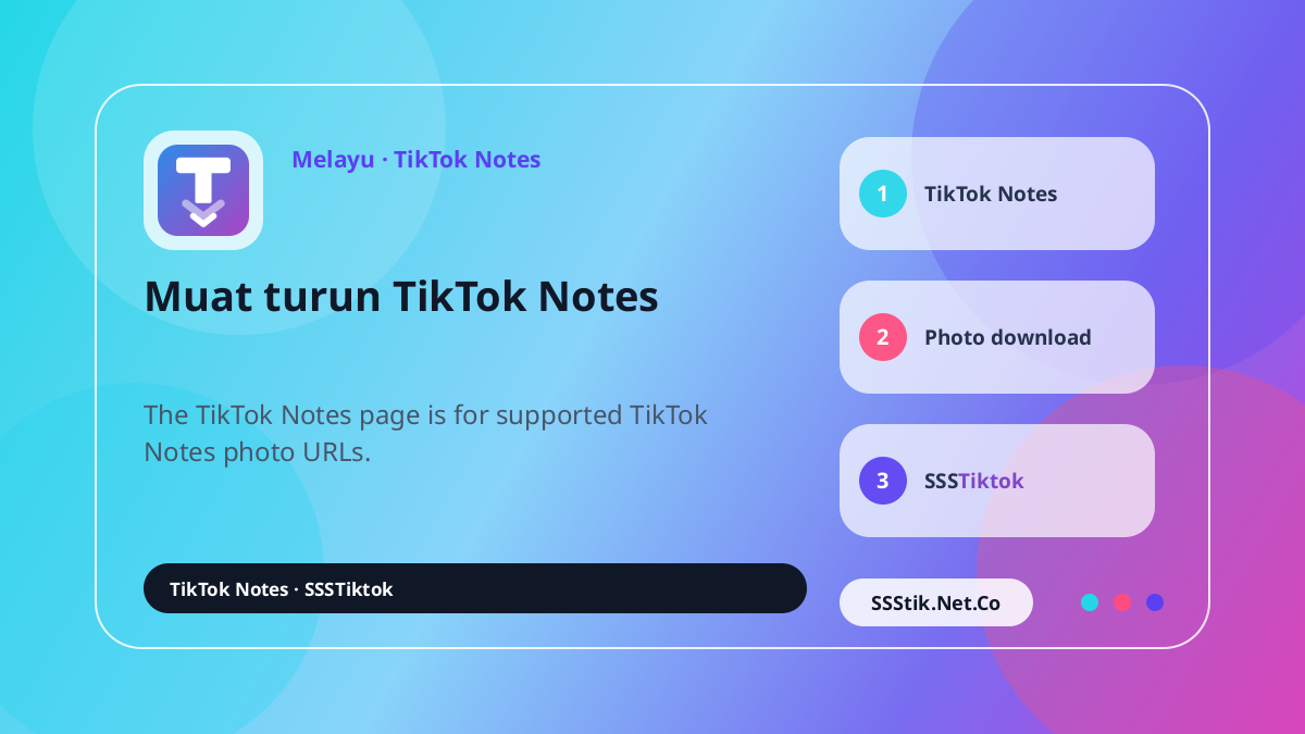 Apakah TikTok Notes Downloader? - SSSTikTok